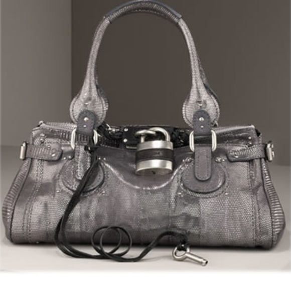 Chloe paddington lizard satchel
